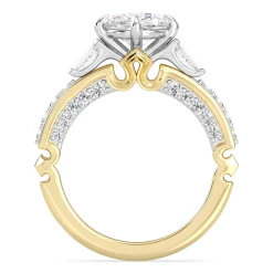 Enchanted Star Lab Grown Diamond 14K Gold Aurora Crown Engagement Ring