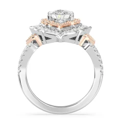 Enchanted Star Lab Grown Diamond Jasmine Arabesque Engagement Ring