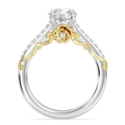 Enchanted Star Lab Grown Diamond 14K Gold Belle Rose Engagement Ring
