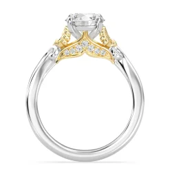 Enchanted Star Lab Grown Diamond 14K Gold Ariel Mermaid Engagement Ring