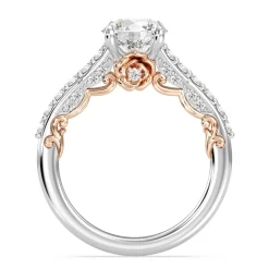 Enchanted Star Lab Grown Diamond 14K Gold Belle Rose Engagement Ring