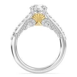 Enchanted Star Lab Grown Diamond 14K Gold Ariel Filigree Engagement Ring