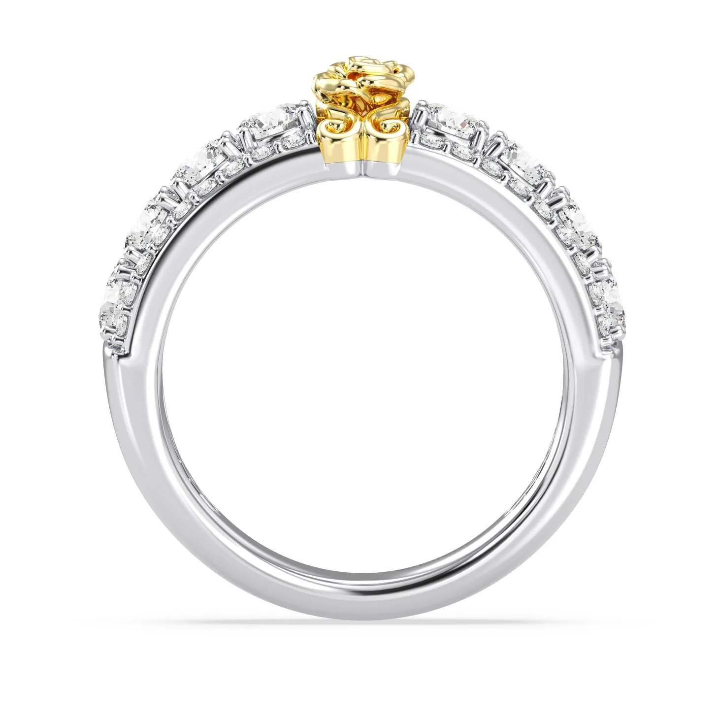 Enchanted Star Lab Grown Diamonds Belle Rose Anniversary Band