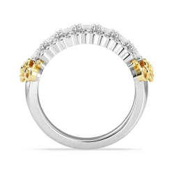 Enchanted Star Lab Grown Diamonds Belle Rose Anniversary Band