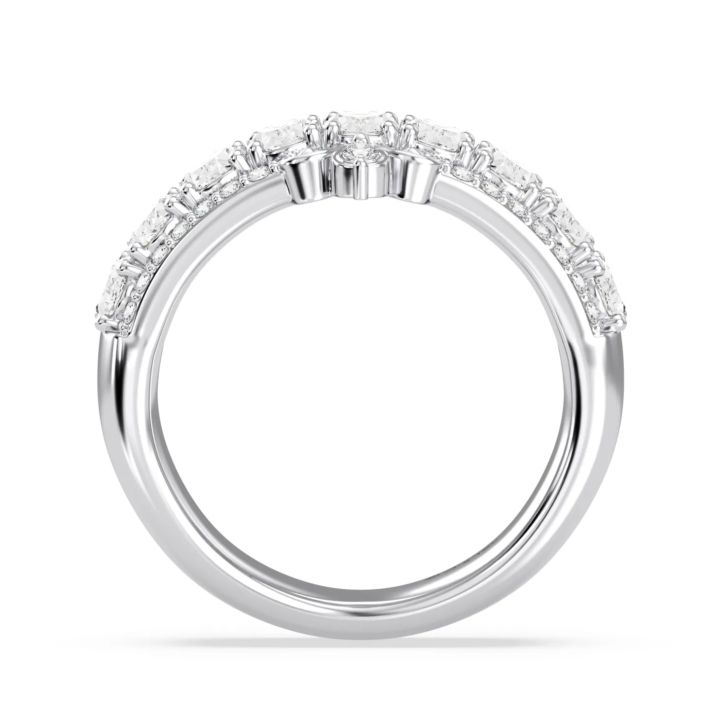 Enchanted Star Lab Grown Diamonds Cinderella Anniversary Band
