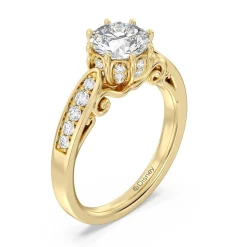 Enchanted Star Lab Grown Diamond Cinderella Engagement Ring