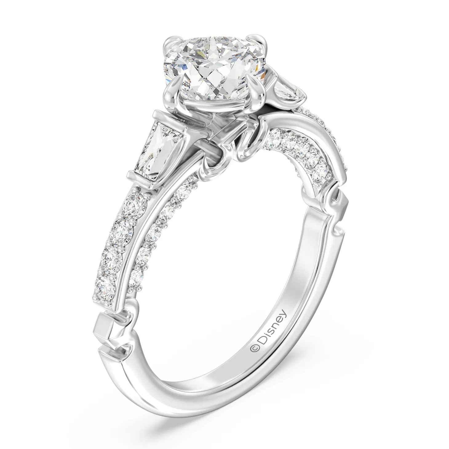 Enchanted Star Lab Grown Diamond 14K Gold Aurora Crown Engagement Ring
