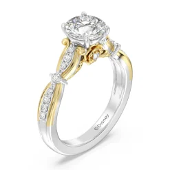 Enchanted Star Lab Grown Diamond 14K Gold Belle Ballroom Engagement Ring