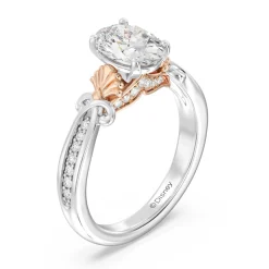 Enchanted Star Lab Grown Diamond 14K Gold Ariel Mermaid Engagement Ring