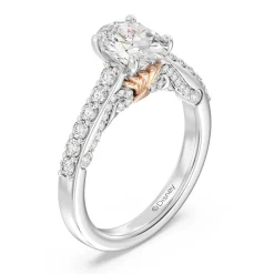 Enchanted Star Lab Grown Diamond 14K Gold Ariel Filigree Engagement Ring