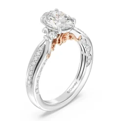 Enchanted Star Lab Grown Diamond 14K Gold Belle Rose Engagement Ring