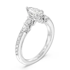 Enchanted Star Lab Grown Diamond 14K Gold Jasmine Three Prong Engagement Ring