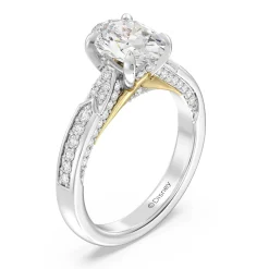 Enchanted Star Lab Grown Diamond 14K Gold Aurora Engagement Ring