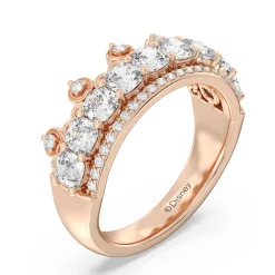 Enchanted Star Lab Grown Diamonds Cinderella Anniversary Band