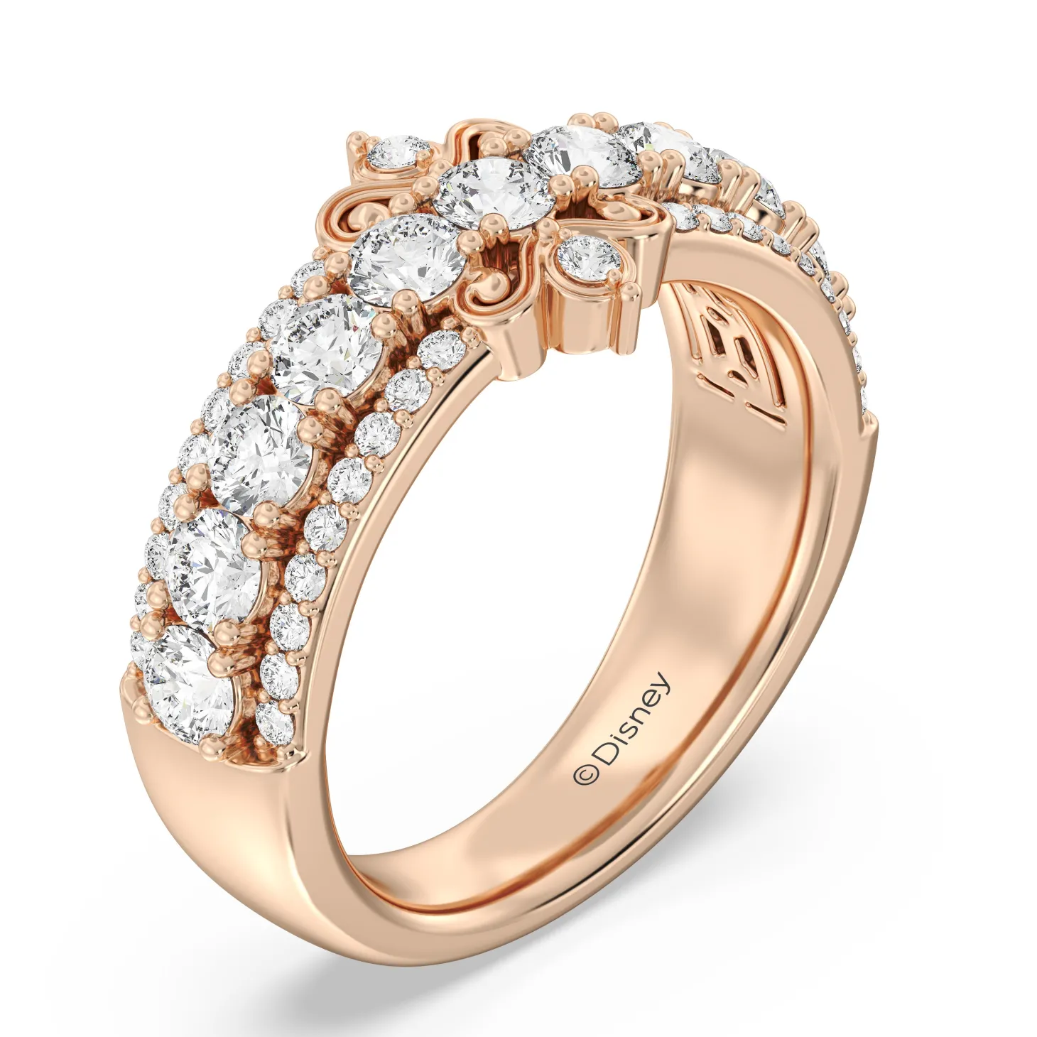 Enchanted Star Lab Grown Diamonds Cinderella Anniversary Band