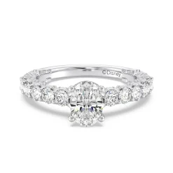 Enchanted Star Lab Grown Diamond 14K Gold Sleeping Beauty 65th Anniversary Celebration Aurora Engagement Ring