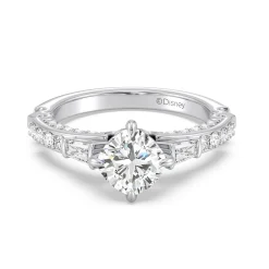 Enchanted Star Lab Grown Diamond 14K Gold Aurora Crown Engagement Ring