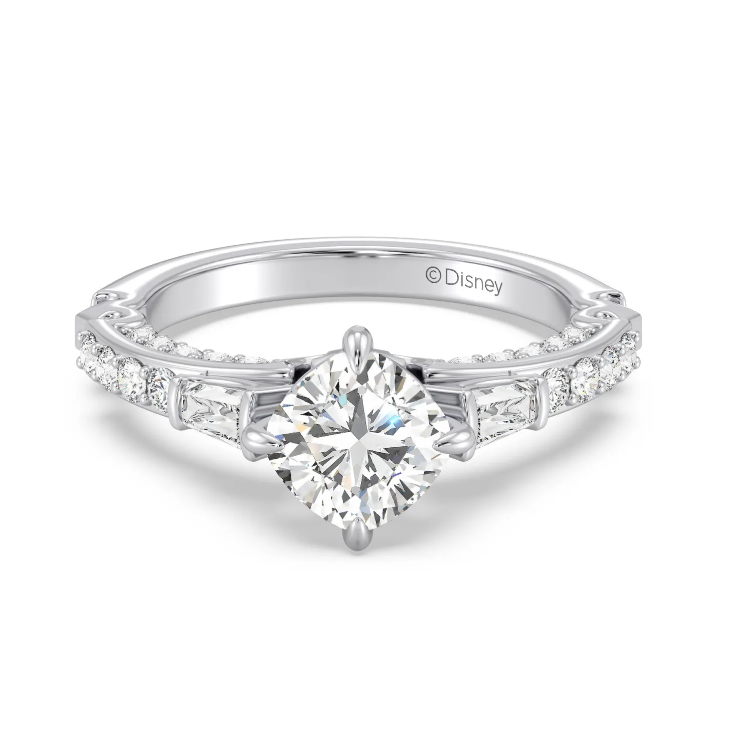 Enchanted Star Lab Grown Diamond 14K Gold Aurora Crown Engagement Ring