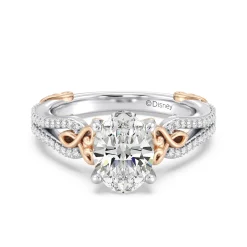 Enchanted Star Lab Grown Diamond 14K Gold Belle Vintage Engagement Ring