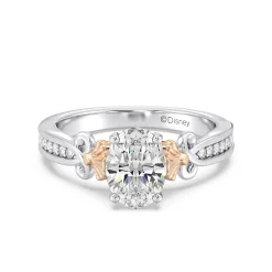 Enchanted Star Lab Grown Diamond 14K Gold Ariel Mermaid Engagement Ring