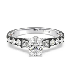 Enchanted Star Lab Grown Diamond 14K Gold Evil Queen Engagement Ring