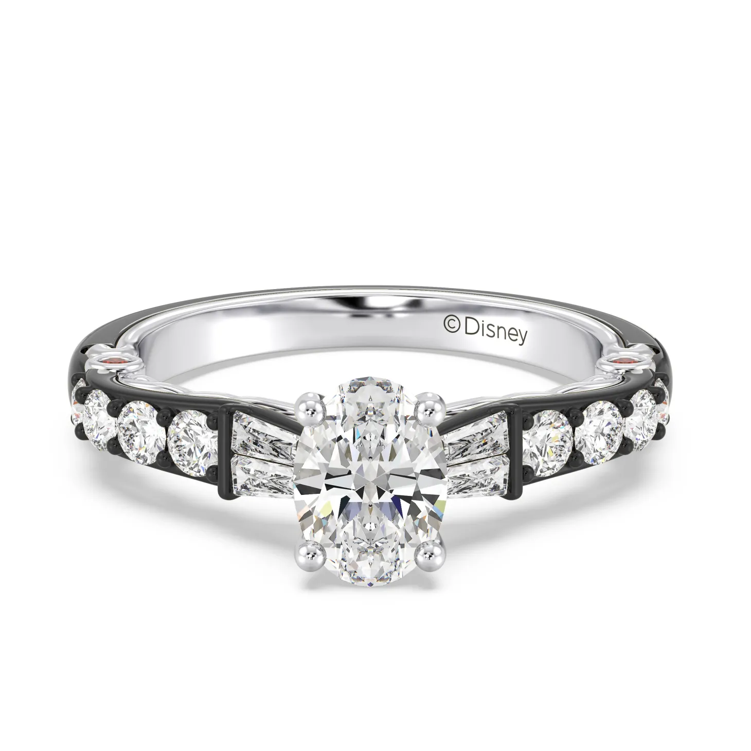 Enchanted Star Lab Grown Diamond 14K Gold Evil Queen Engagement Ring
