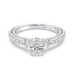 Enchanted Star Lab Grown Diamond 14K Gold Jasmine Three Stone Engagement Ring