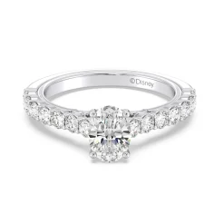 Enchanted Star Lab Grown Diamond 14K Gold Jasmine Arabesque Engagement Ring