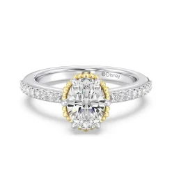 Enchanted Star Lab Grown Diamond 14K Gold Ariel Seashell Basket Engagement Ring