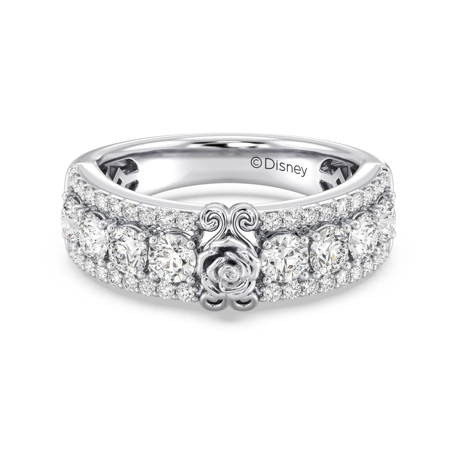Enchanted Star Lab Grown Diamonds Belle Rose Anniversary Band