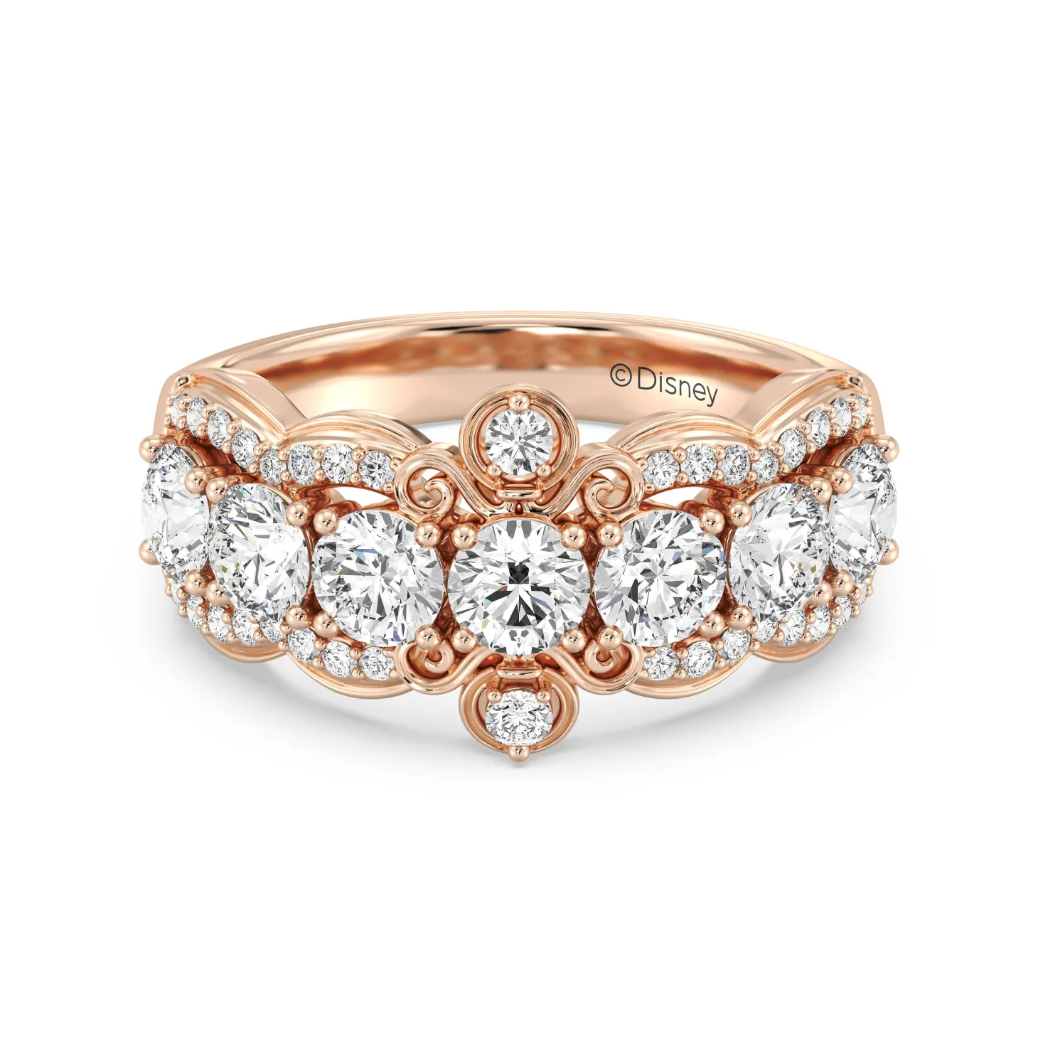Enchanted Star Lab Grown Diamonds Cinderella Anniversary Band