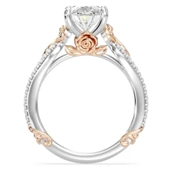 Enchanted Star Lab Grown Diamond 14K Gold Belle Vintage Engagement Ring