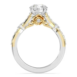 Enchanted Star Lab Grown Diamond 14K Gold Belle Ballroom Engagement Ring