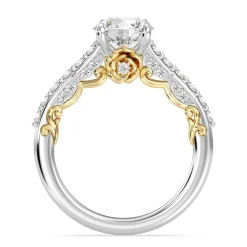 Enchanted Star Lab Grown Diamond 14K Gold Belle Rose Engagement Ring