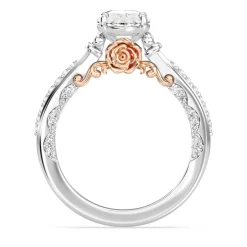 Enchanted Star Lab Grown Diamond 14K Gold Belle Rose Engagement Ring