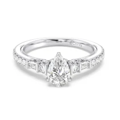 Enchanted Star Lab Grown Diamond 14K Gold Jasmine Three Prong Engagement Ring