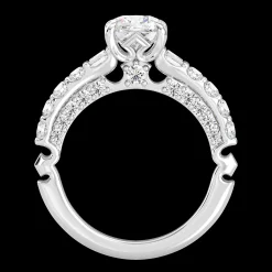 Enchanted Star Lab Grown Diamond 14K Gold Aurora Crown Engagement Ring