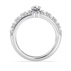 Enchanted Star Lab Grown Diamonds Belle Rose Anniversary Band