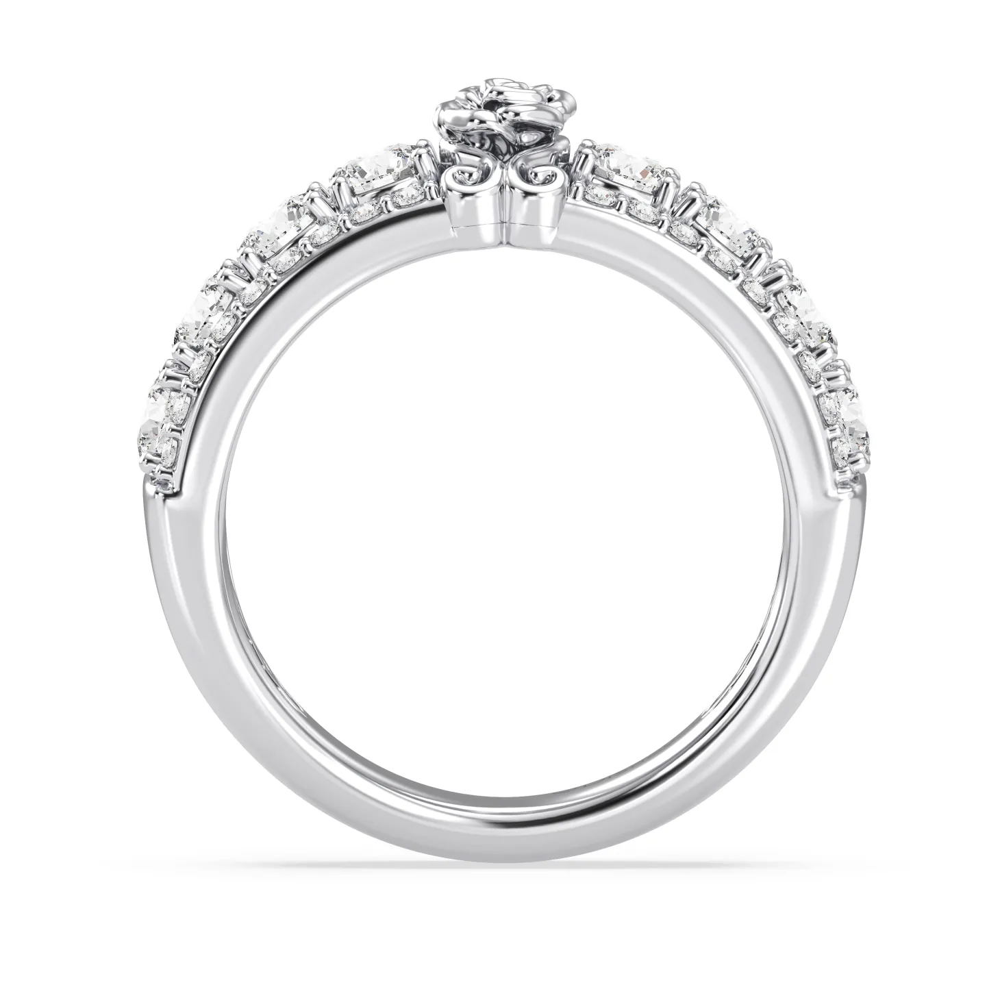 Enchanted Star Lab Grown Diamonds Belle Rose Anniversary Band