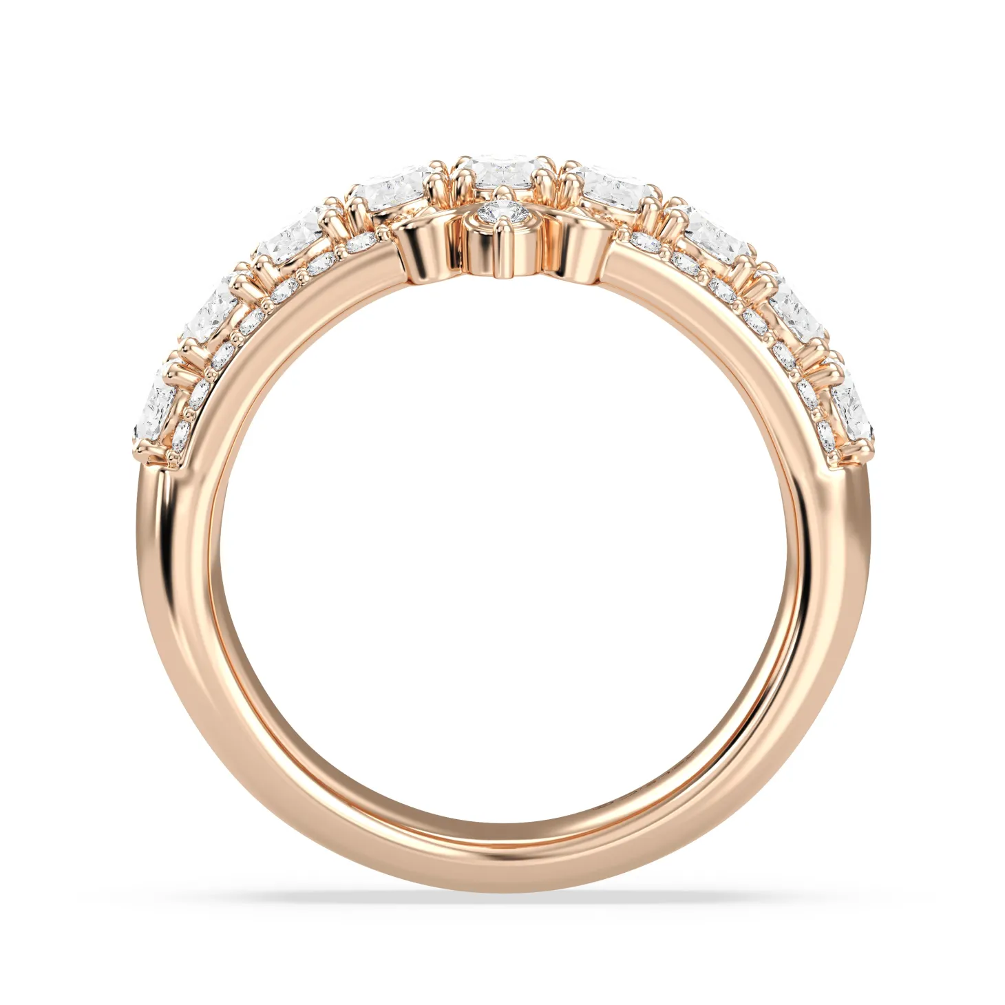 Enchanted Star Lab Grown Diamonds Cinderella Anniversary Band