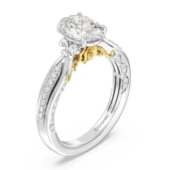 Enchanted Star Lab Grown Diamond 14K Gold Belle Rose Engagement Ring