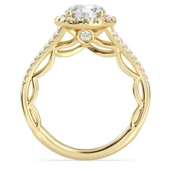 Enchanted Star Lab Grown Diamond 14K Gold Cinderella Engagement Ring Set