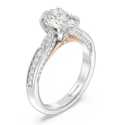 Enchanted Star Lab Grown Diamond 14K Gold Aurora Engagement Ring